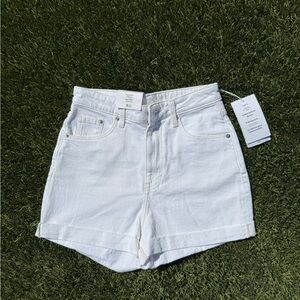 White Denim Women's Mom Shorts